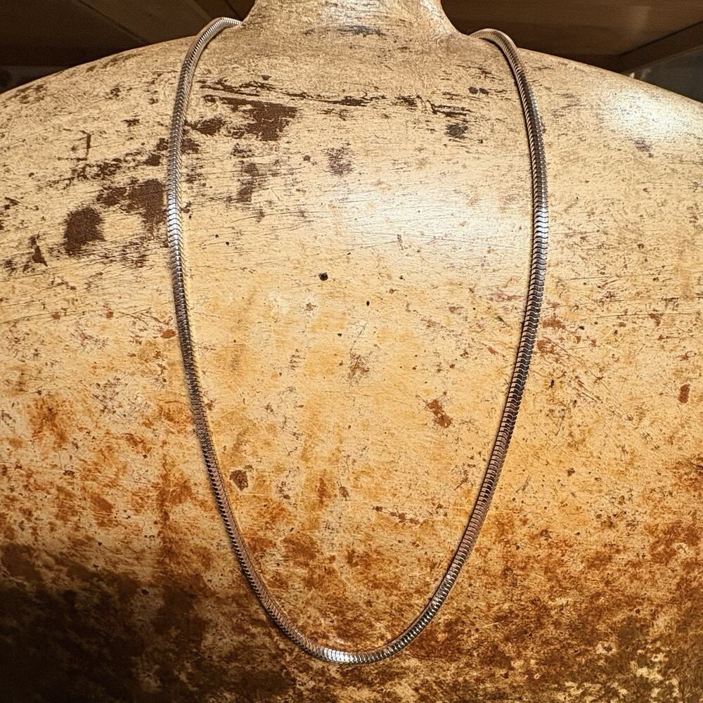 Milor 950 Silver Snake Chain Made in Italy 20 Inches 15.84 Grams